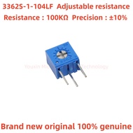 【Fast and Free Delivery】 3362S-1-104LF 3362S-1-104 100KΩ ±10% ± 100ppm/℃ 3362 potentiometer precisio