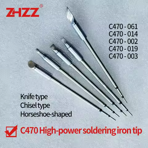 Universal C470 Series Soldering Iron Tips C470-003 C470-061 C470-002 C470-014 C470-019 Compatible Fo
