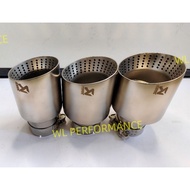High Quality🔥AKRAPOVIC🔥Mattle Stainless Steel Muffler Tip Exhaust Pipe Sytem For VW R GTI