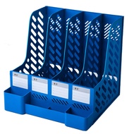 ST-🚢File Rack Desktop Folder Storage Box File Grid File Box File File Column Basket Four-Column Joint Office Suppli09