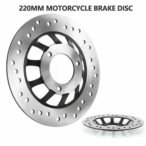220MM 3 holes Motorcycle Brake Disc Rotor Concave Disc for ATV Spare Parts Electric Scooter Motos Di