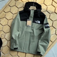 North faceเสื้อแจ็คเก็ตกันลมสำหรับฤดูใบไม้ผลิและฤดูใบไม้ร่วงแนว North Face แจ็คเก็ตสำหรับทั้งหญิงและ