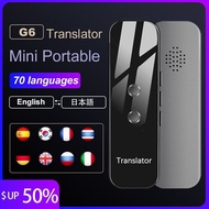 2022 New G6 Portable Audio Translator instant voice translator Support 72 Languages 3 in 1 voice Text Bluetooth Translator