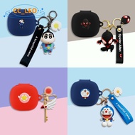 For Anker Soundcore C40i Case Crayon Shin-chan Keychain Cartoon Doraemon Soundcore C40i Silicone Sof