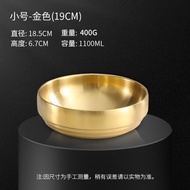 Stainless Steel Korean Double-layer Ramen Bowl, Bibimbap Salad Bowl, Fruit Bowl, Instant Noodle Bowl