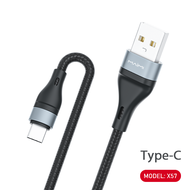 สายชาร์จเร็วMicro USB ชาร์จเร็ว สายแบบถัก Lightning / TypeC / MicroUSB สำหรับXiaomi Samsung Huawei V