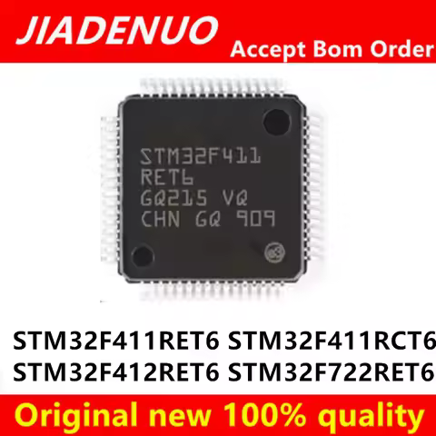 (1pcs)100% New STM32F411RET6 STM32F411RCT6 STM32F412RET6 STM32F722RET6 STM32F411 RET6 RCT6 STM32F412