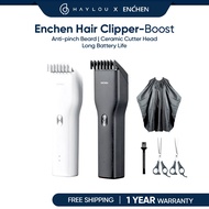 Enchen Boost Mesin Potong Rambut Nano Ceramic Blade Electric Hair Clipper Set Cordless Hair Trimmer 