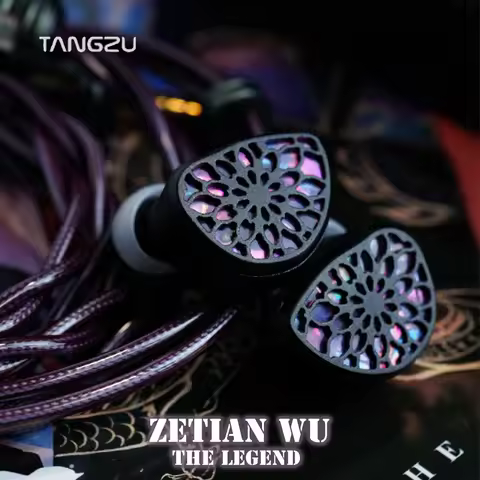 TANGZU Zetian Wu The Legend Dual-Planar Hybrid Driver Wired Earphones IEM 0.78mm 4.4mm Cable Hybrid 