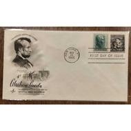 US First Day Cover: Abraham Lincoln (ASDA National Postage Stamp Show) Issued: 19 Nov 1965
