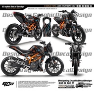 Decal KTM Duke v1 200 250 390 full decal