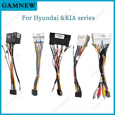 Car Audio CD/DVD Player 16PIN Android Power Cable Adapter For Hyundai Accent Tucson Mistra KIA K3 KX