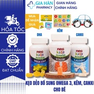 Gummies Neokids Calcium Gummies, Neo Kids ZinC ZinC supplement, Neo Kids Omega 3 DHA for babies