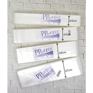 CLEAR FULL ROLL PP PLASTIC UK 4CM 5CM 6CM 7CM 250GR THICK KITCHEN SPICE PLASTIC PP PLASTIC CLEAR PP 