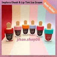 Implora Cheeck&LipTint Ice Cream Lip Tint / Lip Tint Implora ori / Lip Tint Terbaik / Lip Tint Murah
