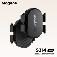 Magene S314 Speed Cadence Sensor เครื่องวัดความเร็วสำหรับจักรยานคอมพิวเตอร์จักรยาน ANT + Bluetooth Dual Model Wireless Speed Meter สำหรับ Bike