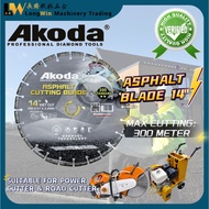 AKODA A14-S350GY Diamond Saw Blade Asphalt Cutting Blade 14'' Grey Economic Max Cutting 300Meter