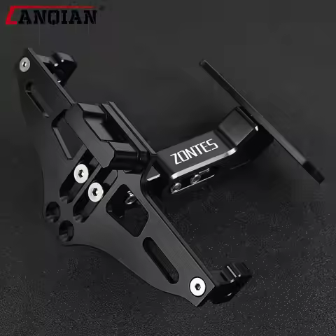 For Zontes ZT125-G1 ZT125U ZT G1 125 U ZT310X 310R License Plate Bracket Holder with LED Light Indic