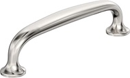 Amerock BP36794PN | Renown 3-3/4 inch (96mm) Center-to-Center Polished Nickel Cabinet Pull | Kitchen