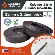 5 meters 25mm x 2.2mm no adhesive Magnet for Souvenirs, Whiteboard Magnet, Module Display Holder