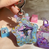 Gojo Satoru Star Resin Shaker Keychain
