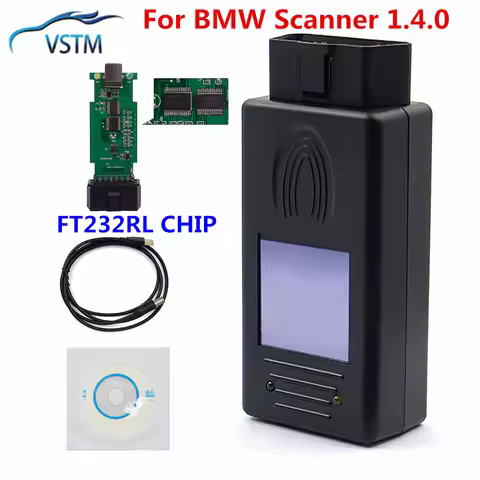 OBD2 For Bmw Scanner 1.4 OBDII Scanner Code Reader with OBD2 Interface Scanner 1.4.0 version Auto Di
