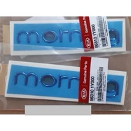 Embossed logo kia MONING