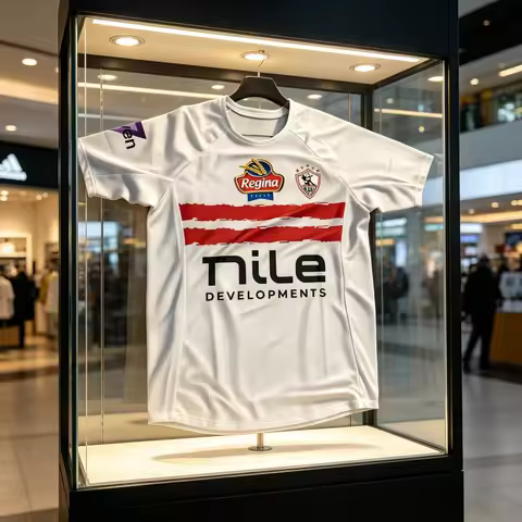 New Y2K Zamalek SC 2026 Egyptian Premier League Quick Drying Men's T-Shirt Sports Breathable Comfort