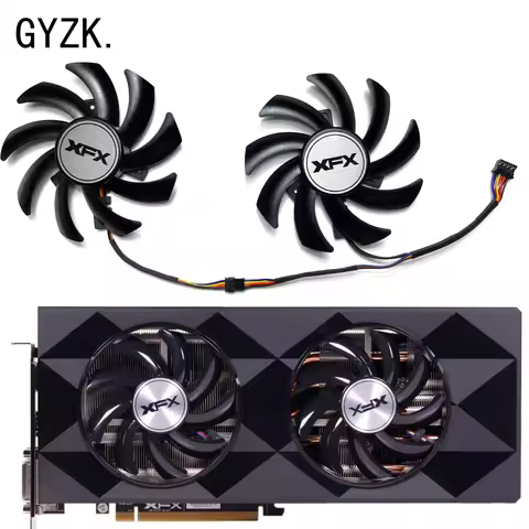 New For XFX R9-280X 390 280 280X 270 270X Black Wolf Internet Cafe Edition Graphics Card Replacement