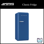 Smeg FAB28RBE5 Single Door Refrigerator with ice compartment - Blue