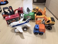 玩具車 消防車 工程車 巴士 飛機 貨車 垃圾車