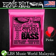 Ernie Ball 2834 Super Slinky Nickel Wound Electric Bass Guitar String (45-100)