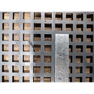 56 x 56 Square Motif Grill Ram ready, 1 mm thick, 8 mm holes