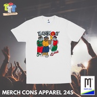 PMD479 | kaos band BASEMENT TAG MERCHCONS APPAREL | OUTER SIZE