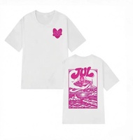 Rapper Jul Graphic T-shirt Men's Women Clothing Fashion Hip Hop Y2K Top Casual Cotton Short Sleeve