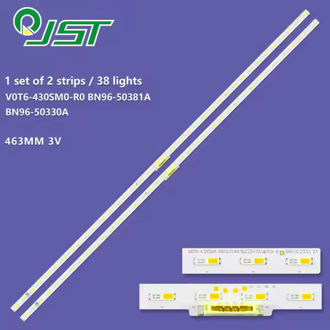 2pcs LED QN43Q60T QN43LS03T QN43Q6DT QN43Q60T QN43LS01T CY-RT043HGHV1V V0T6-430SM0-R0 BN96-50330A 50