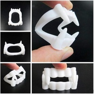 Halloween Skeleton White Vampire Fangs - White Vampire Teeth