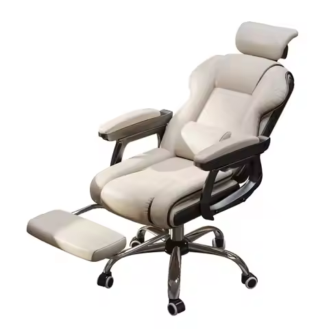 Ergonomic Office Chair Footrest High Back Executive Desk Chair Computer Chair Reclining Work Seating