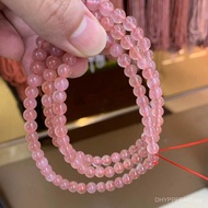 Multi-Circle Bead Chain Pink 5.8mm Bead Bracelet Ice Floating Wholesale~Beads South Red No Cracking 
