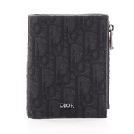 【สินค้ามือสอง】 ดิออร์ Dior กระเป๋าสตางค์แบบพับสองทบและกระเป๋าสตางค์แบบมินิ Oblique 2ESBC319YSE_H03E 