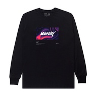 HITAM Morsky Longsleeve T-shirt / Long Sleeve T-shirt OREGON I Black 24s