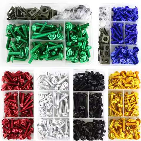 Full Fairing Bolts Kit Fit For Kawasaki Versys-X 250/300 Versys 650 Versys 1000 Z250 Z300 Z650 Z750 