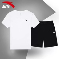 Anta sports suit men's running sportswear Shoes m ANTA sports suit men's running sportswear breathable men's Short-Sleeved t-Shirt Two-Piece suit men's Clothing Store All Outside Ready Stock, Mainland China Delivery, Place Order Priority Delivery. 2024.04