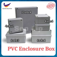4x4x2, 6x4x3, 4x4x4, 6x4x4, 10x8x4 PVC Multipurpose Weatherproof Enclosure Box / Electrical Box / Ju