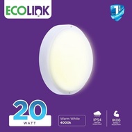 Popular Ecolink Round Ob Led Panel Light Bulkhead Bh007 20W 865 White Best Seller!!