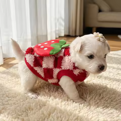XXS Newly Born Puppy Kitten Sweater Winter Warm Little Pet Clothes Teacup Poodle Rabbit Chihuahua Pu