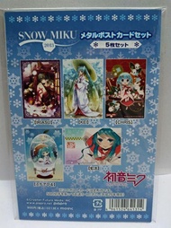 VOCALOID 初音未來 白無垢 雪初音 Q版  明信片5張(2013 SNOW MIKU)(IRIASU、KEI、CHRIS、ぷちでびる、虹汰)(ミク MIKU)