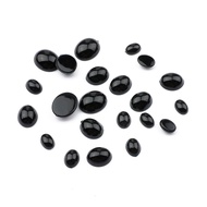 4-20mm Oval Flat Black Eyes Plastic Eyes Eyes for Dolls Making Doll Toys Teddy Bear Eyes Doll Eyes A
