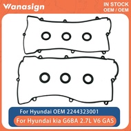 Engine Valve Cover Gasket Set Fit 2.7 L For Hyundai Sportage Tucson Tiburon Kia G6BA G6BV 2.7L V6 GA