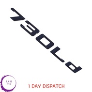 730Ld GLOSS BLACK REAR BOOT LID TRUNK BADGE EMBLEM LETTERING FOR BMW 7 SERIES